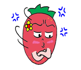 Beauty Strawberry sticker #1786018