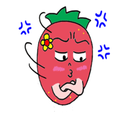 Beauty Strawberry sticker #1786018