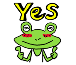 Frog is charming sticker #1786046