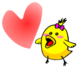 Chick Lovable sticker #1786066