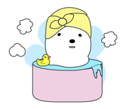sirokuma YURU-LIFE sticker #1786352