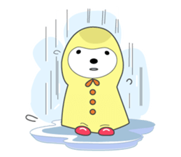 sirokuma YURU-LIFE sticker #1786355