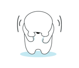 sirokuma YURU-LIFE sticker #1786357
