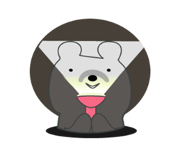 sirokuma YURU-LIFE sticker #1786361