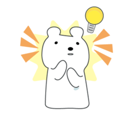 sirokuma YURU-LIFE sticker #1786364