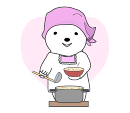 sirokuma YURU-LIFE sticker #1786370