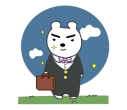 sirokuma YURU-LIFE sticker #1786371