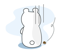 sirokuma YURU-LIFE sticker #1786373
