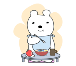sirokuma YURU-LIFE sticker #1786376