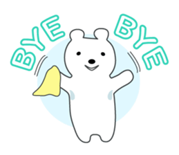 sirokuma YURU-LIFE sticker #1786377
