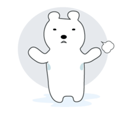 sirokuma YURU-LIFE sticker #1786379