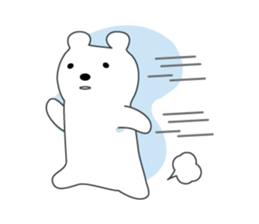 sirokuma YURU-LIFE sticker #1786380