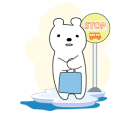 sirokuma YURU-LIFE sticker #1786381