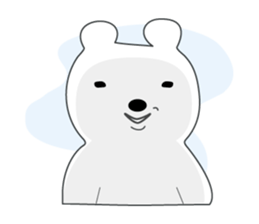 sirokuma YURU-LIFE sticker #1786382