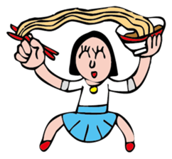 RAMEN Girl sticker #1786466