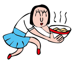RAMEN Girl sticker #1786475