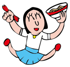 RAMEN Girl sticker #1786483