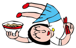 RAMEN Girl sticker #1786485