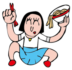 RAMEN Girl sticker #1786491