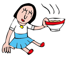 RAMEN Girl sticker #1786495