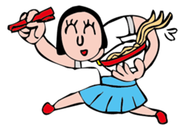RAMEN Girl sticker #1786496