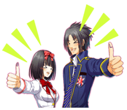 Danzyokongou!?seitokai sticker #1786968