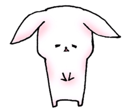 Feeble rabbit sticker #1787146