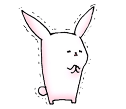 Feeble rabbit sticker #1787149