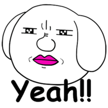 A sticker dog(English version) sticker #1787465