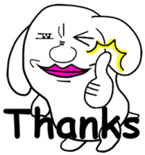 A sticker dog(English version) sticker #1787476