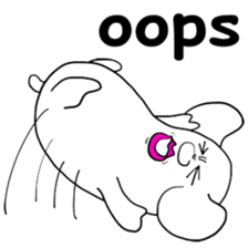 A sticker dog(English version) sticker #1787478