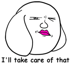 A sticker dog(English version) sticker #1787484