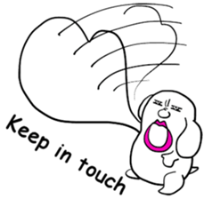 A sticker dog(English version) sticker #1787493