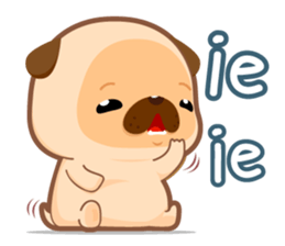 Pug You (En) sticker #1787870