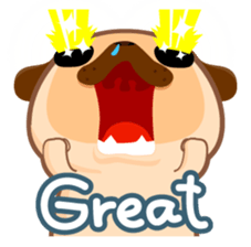 Pug You (En) sticker #1787876