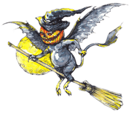 A little Ink Demon and Usagi sticker #1787996