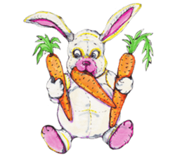 A little Ink Demon and Usagi sticker #1788002