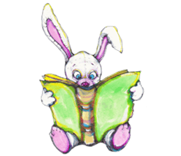 A little Ink Demon and Usagi sticker #1788022