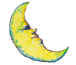 A little Ink Demon and Usagi sticker #1788024