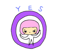 Somehow pretty girl sticker #1788431