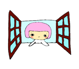 Somehow pretty girl sticker #1788436