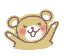Sticker of Cute bear sticker #1788808