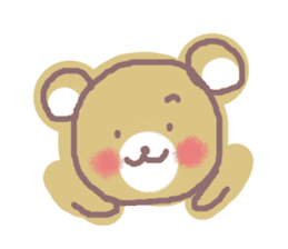 Sticker of Cute bear sticker #1788809