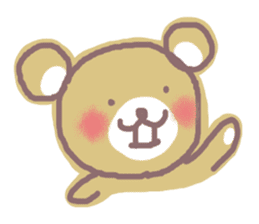 Sticker of Cute bear sticker #1788811