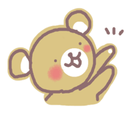 Sticker of Cute bear sticker #1788813