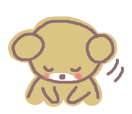 Sticker of Cute bear sticker #1788814