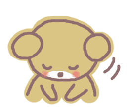 Sticker of Cute bear sticker #1788814