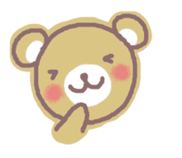 Sticker of Cute bear sticker #1788815