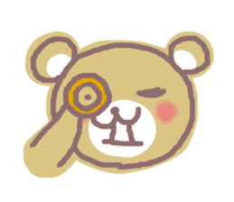 Sticker of Cute bear sticker #1788816