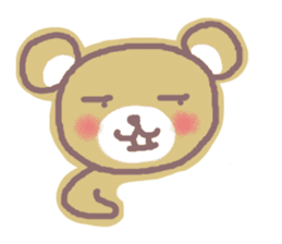 Sticker of Cute bear sticker #1788817